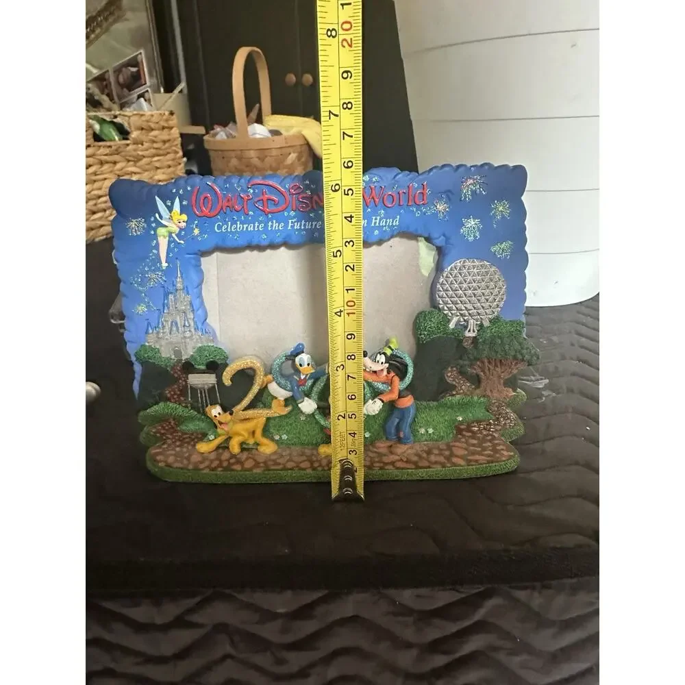Walt Disney World Photo 3” x 5” Picture Frame Vintage 2000 Millennium Tinkerbell